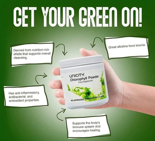 UNICITY SUPER CHLOROPHYLL PLUS IN - CAN, Green
